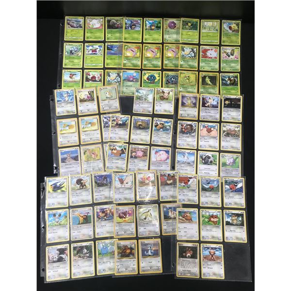 LOT OF BINDER SLEEVES WITH POKEMON TRADING CARDS