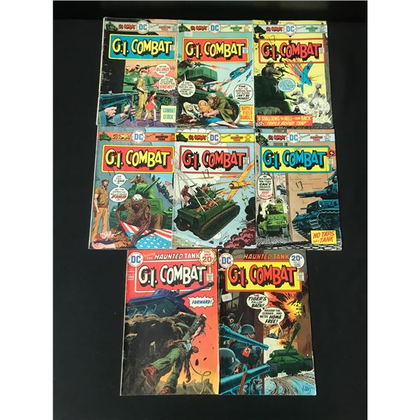 LOT OF 8 G.I COMBAT COMICS - DC COMICS