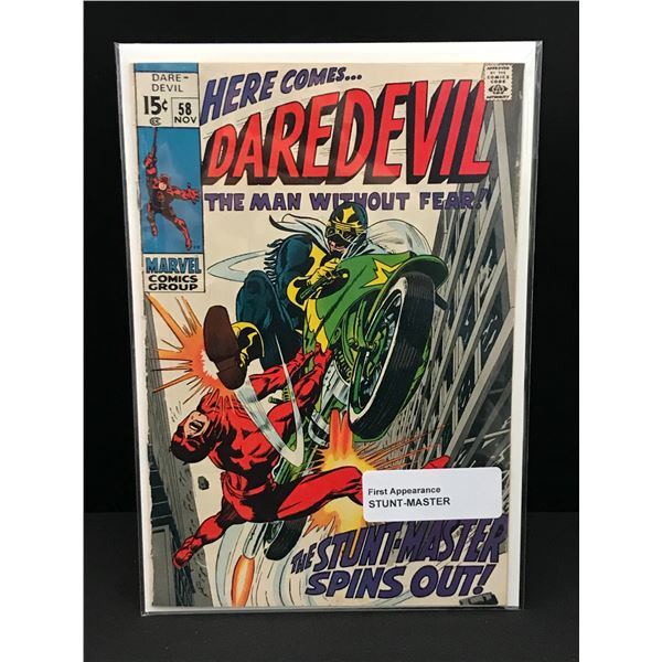 DAREDEVIL #58 1ST STUNT-MASTER - DC COMICS