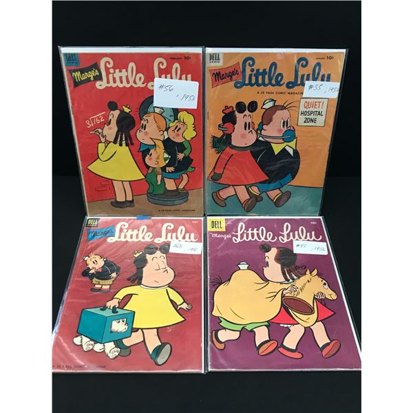 LOT OF 4 LITTLE LULU COMICS - DELL COMICS