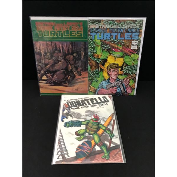 LOT OF 3 TURLES COMICS - EASTMAN AND LAIRD
