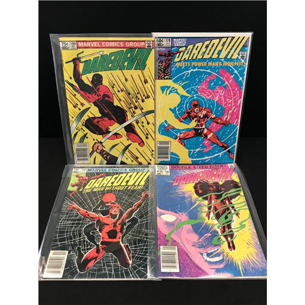LOT OF 4 DAREDEVIL COMICS - MARVEL COMICS