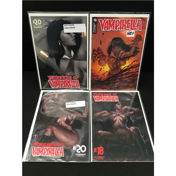 LOT OF 4 VAMPIRELLA COMICS - DYNAMITE COMICS