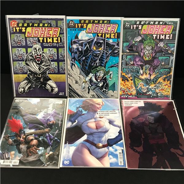 LOT OF 6 DC COMICS - VARIOUS TITLES INCLUDING VARIANTS