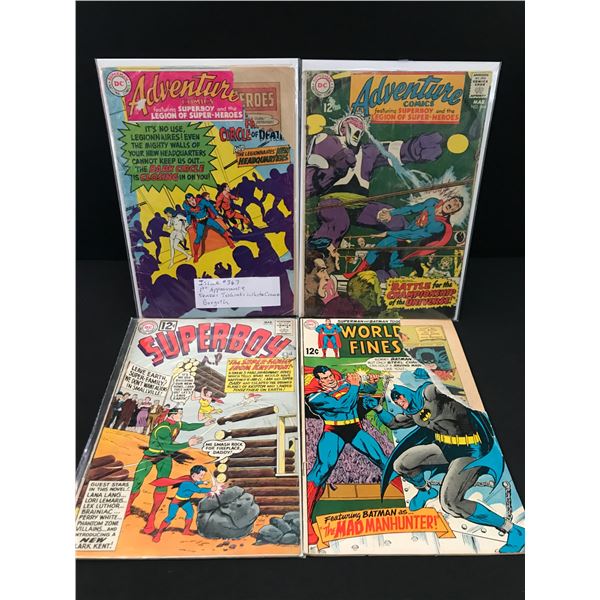 LOT OF 4 DC COMICS INCLUDING SUPERBOY
