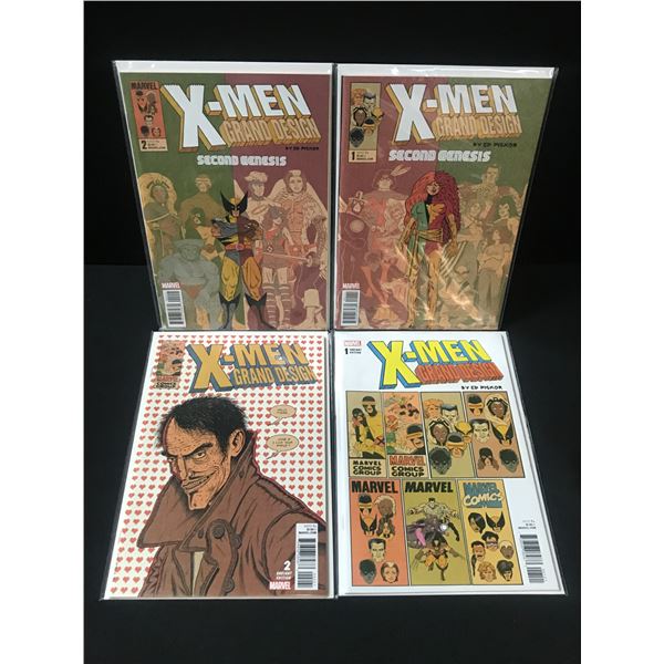 LOT OF 4 XMEN GRAND DESIGN COMICS - MARVEL COMICS