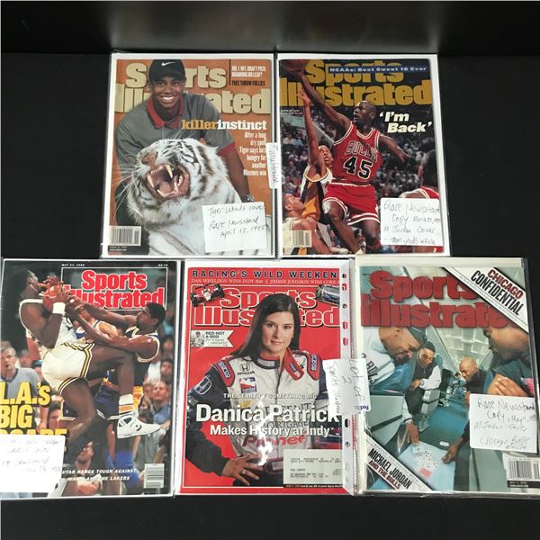 LOT OF 5 SPORTS ILLUSTRATED COMICS - INCLUDING NEWSSTAND VERSIONS