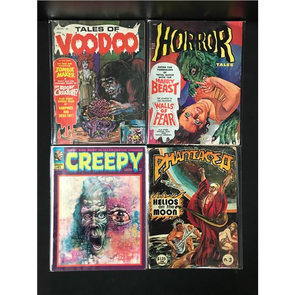 LOT OF 4 HORROR COMICS - VARIOUS TITLES AND PUBLISHERS