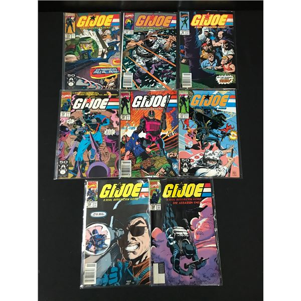 LOT OF 8 G.I JOE COMICS - MARVEL COMICS