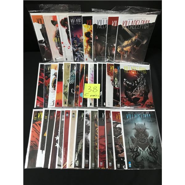 LOT OF 38 KILLADELPHIA COMICS