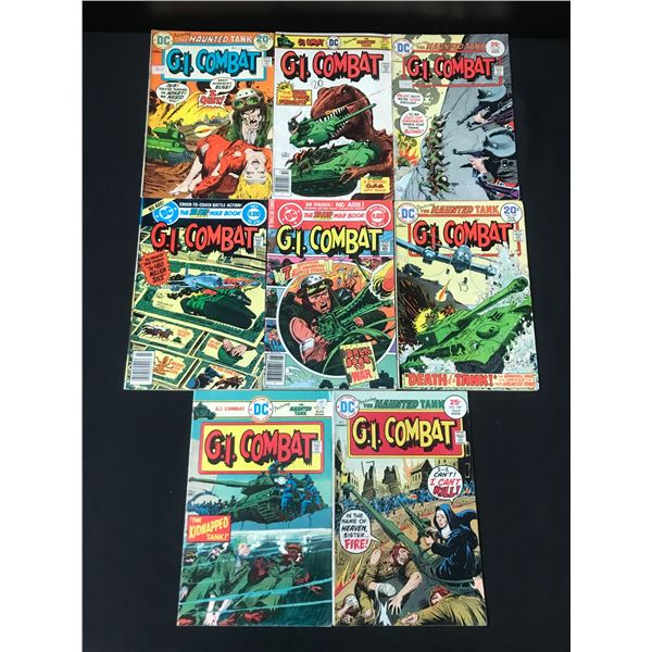 LOT OF 8 G.I COMBAT COMICS - DC COMICS