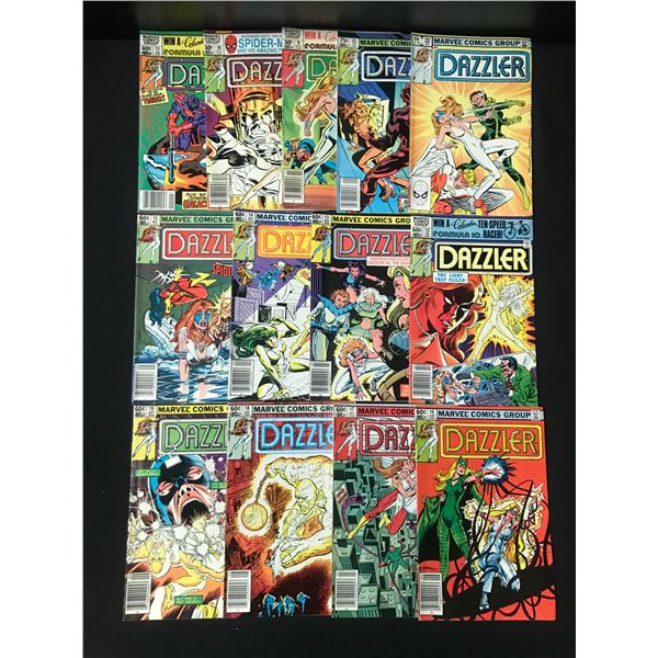 LOT OF 13 DAZZLER COMICS - MARVEL COMICS
