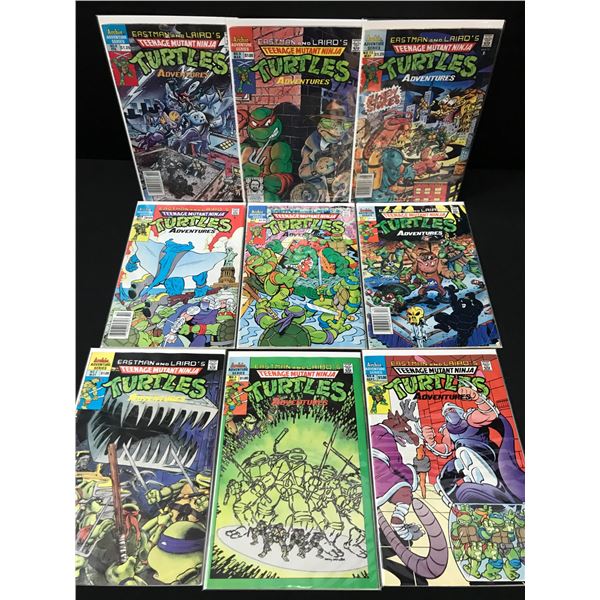 LOT OF 9 TEENAGE MUTANT NINJA TURTLES ADVENTURE COMICS - ARCHIE ADVENTURE SERIES