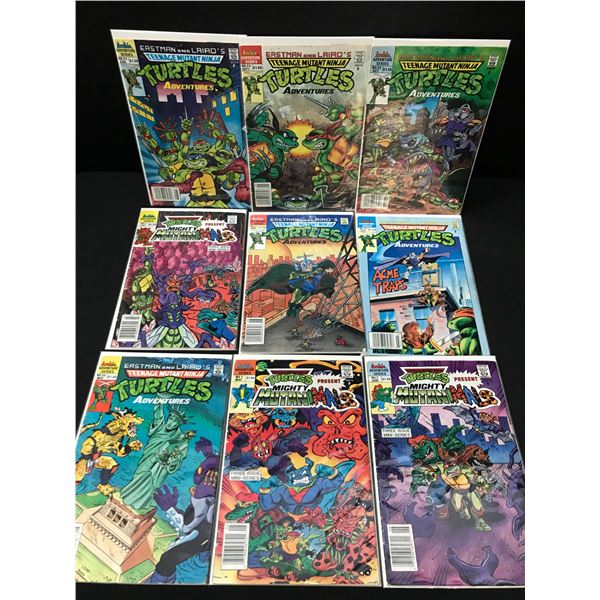 LOT OF 9 TEENAGE MUTANT NINJA TURTLES COMICS - ARCHIE ADVENTURE SERIES