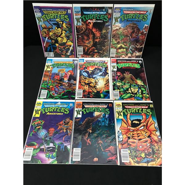 LOT OF 9 TEENAGE MUTANT NINJA TURTLES COMICS - ARCHIE ADVENTURE SERIES