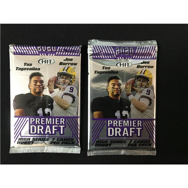 LOT OF 2020 PREMIER DRAFT SEALED BOOSTER PACKS