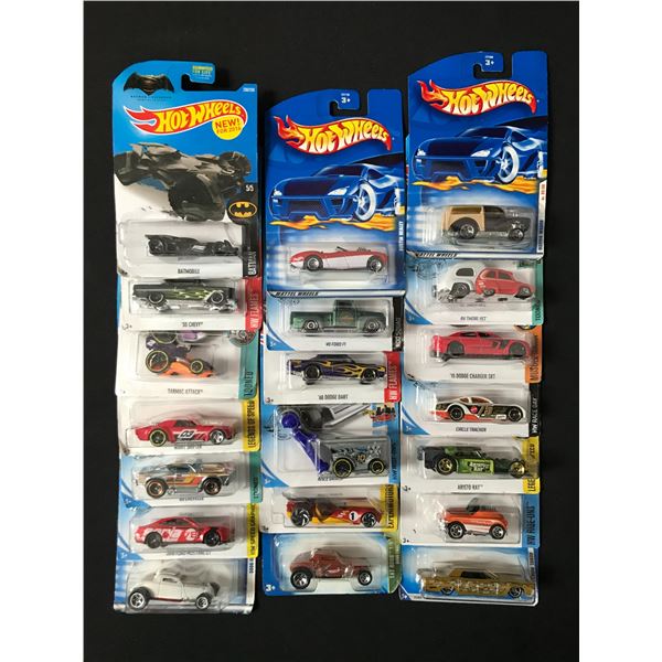 LOT OF 20 HOT WHEELS IN ORIGINAL PACKAGING