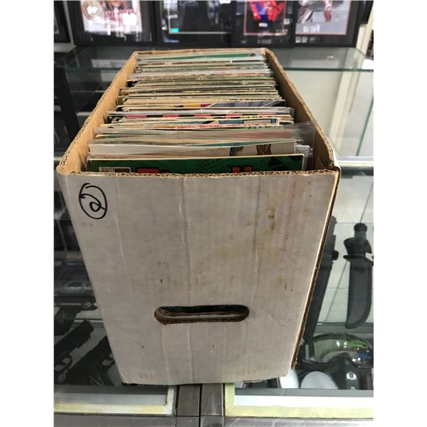 BOX OF ASSORTED COMICS BOOKS - VARIOUS TITLES AND PUBLISHERS