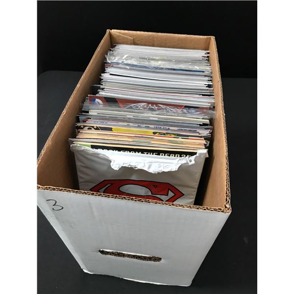 BOX OF ASSORTED COMICS BOOKS - VARIOUS TITLES AND PUBLISHERS