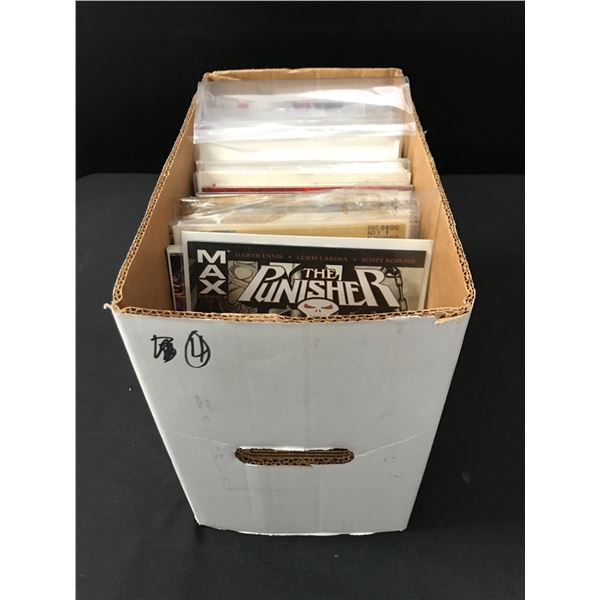 BOX OF ASSORTED COMICS BOOKS - VARIOUS TITLES AND PUBLISHERS