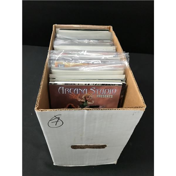 BOX OF ASSORTED COMICS BOOKS - VARIOUS TITLES AND PUBLISHERS