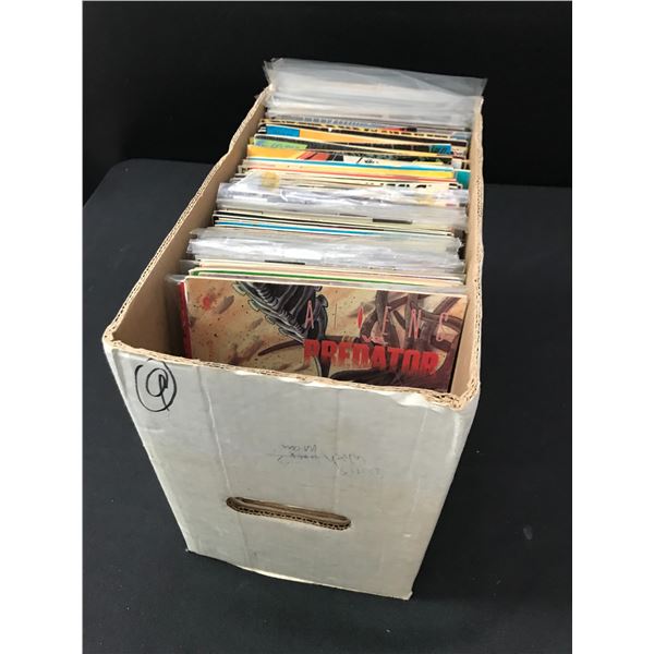 BOX OF ASSORTED COMICS BOOKS - VARIOUS TITLES AND PUBLISHERS