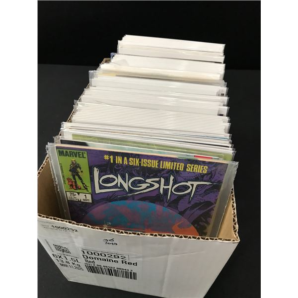 BOX OF ASSORTED COMICS BOOKS - VARIOUS TITLES AND PUBLISHERS