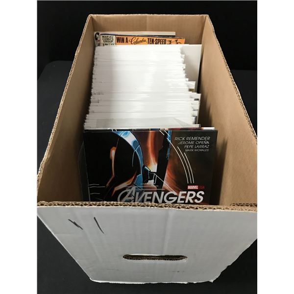 BOX OF ASSORTED COMICS BOOKS - VARIOUS TITLES AND PUBLISHERS