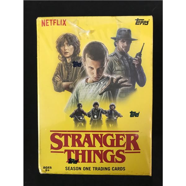 TOPPS NETFLIX STRANGER THINGS SEASON ONE SEALED TRADING CARDS BOX
