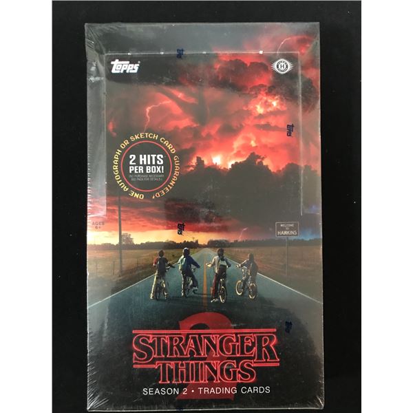 TOPPS STRANGER THINGS SEASON TWO SEALED TRADING CARDS BOX