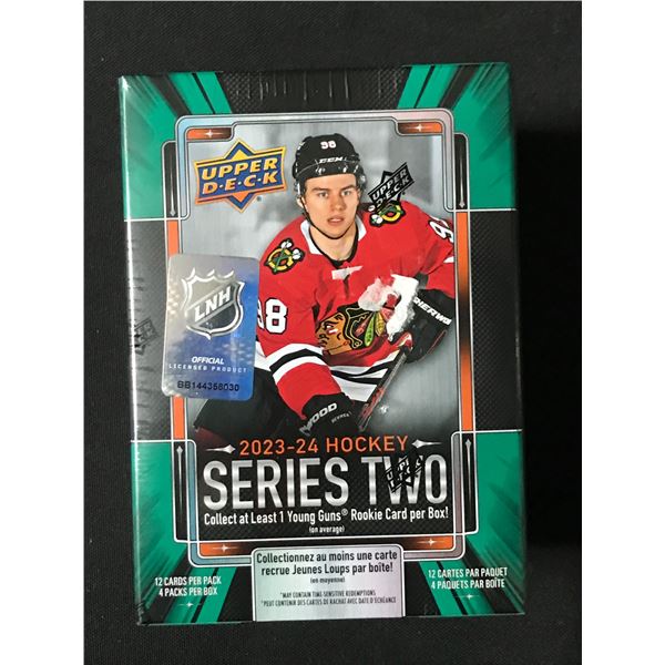 2023-24 UPPER DECK HOCKEY SERIES TWO SEALED TRADING CARDS BOX
