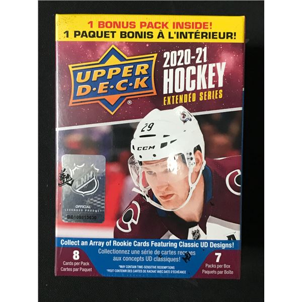 2020-21 UPPER DECK HOCKEY EXTENDED SERIES SEALED TRADING CARDS BOX