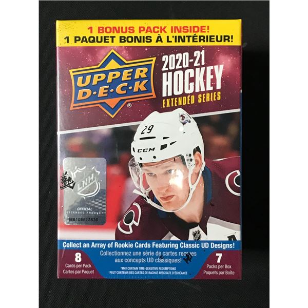 2020-21 UPPER DECK HOCKEY EXTENDED SERIES SEALED TRADING CARDS BOX