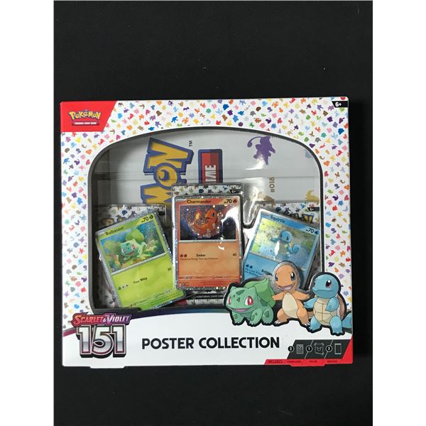 POKEMON TCG SCARLET & VIOLET 151 SEALED POSTER COLLECTION