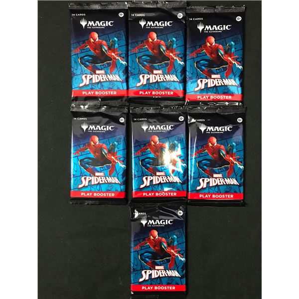 7 MAGIC THE GATHERING MARVEL BOOSTER SEALED PACKS