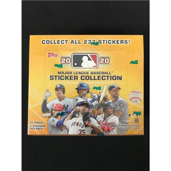 2020 TOPPS MAJOR LEAGUE BASEBALL SEALED TRADING CARDS BOX