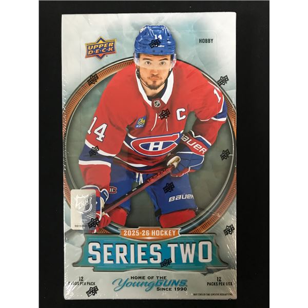 2025-26 UPPER DECK HOCKEY SERIES TWO SEALED TRADING CADRS BOX
