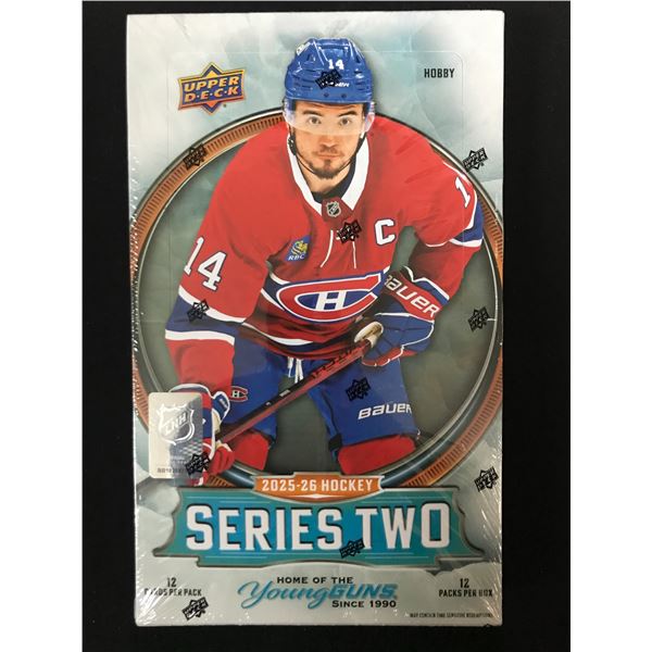2025-26 UPPER DECK HOCKEY SERIES TWO SEALED TRADING CADRS BOX