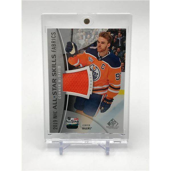2019-20 UPPER DECK SP CONNOR MCDAVID GAME USED PATCH CARD