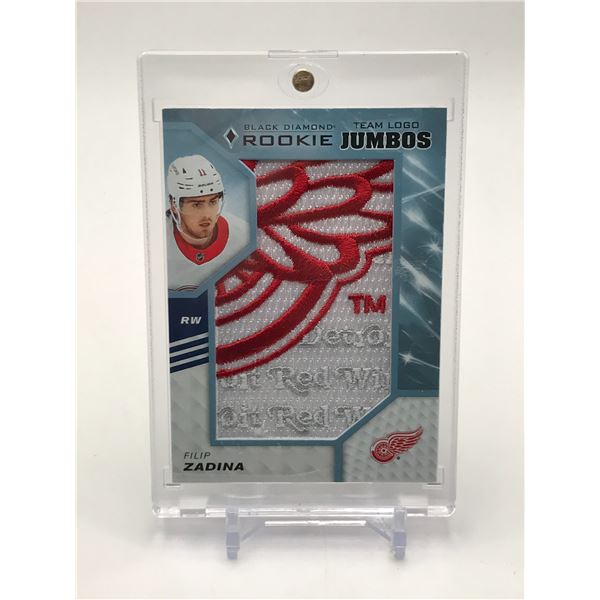2019-20 UPPER DECK BLACK DIAMOND HOCKEY FILIP ZADINA TEAM LOGOS JUMBO ROOKIE PATCH CARD