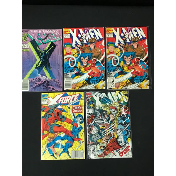 LOT OF 5 X-MEN / X-FORCE COMICS - MARVEL COMICS