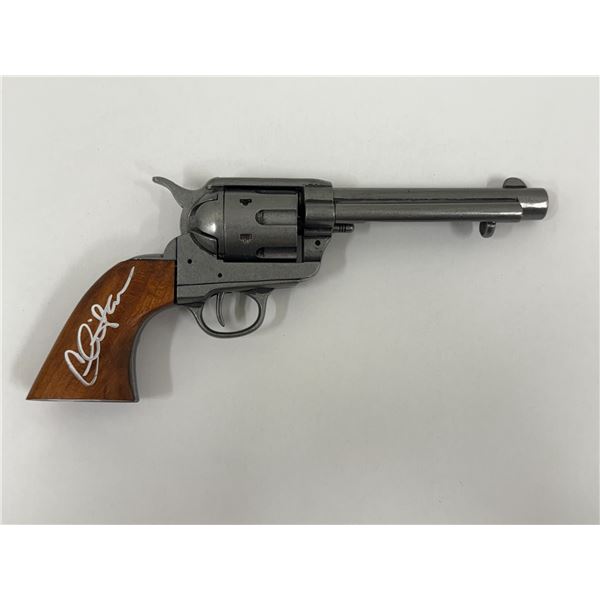 CHARLIE SHEEN SIGNED PROP GUN - BECKETT COA