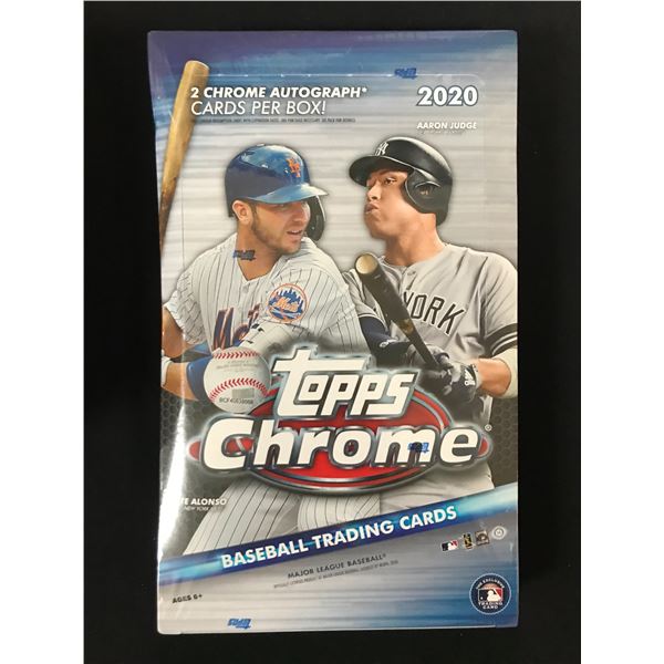 2020 TOPPS CHROME BASEBALL SEALED HOBBY BOX
