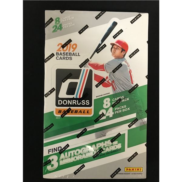 2019 PANINI DONRUSS BASEBALL SEALED HOBBY BOX