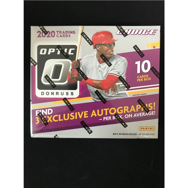 2020 PANINI OPTIC BASEBALL SEALED HOBBY BOX