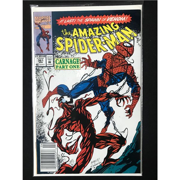 THE AMAZING SPIDERMAN NO.361 (1ST APPEARANCE CARNAGE) - MARVEL COMICS