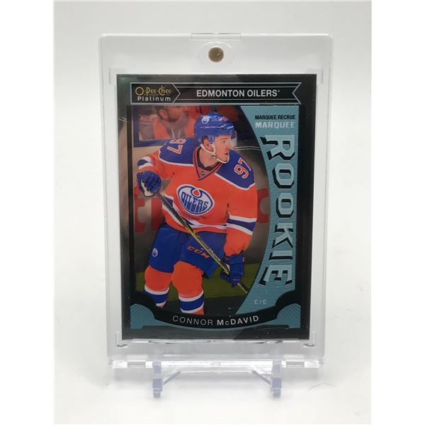 2015-16 UPPER DECK OPC CONNOR MCDAVID MARQUEE ROOKIE TRADING CARD