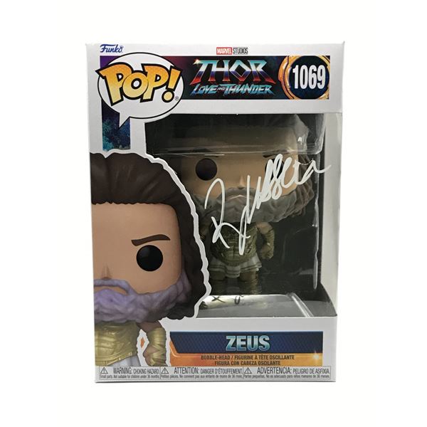 RUSSEL CROWE SIGNED ZEUS FUNKO POP - KB COA