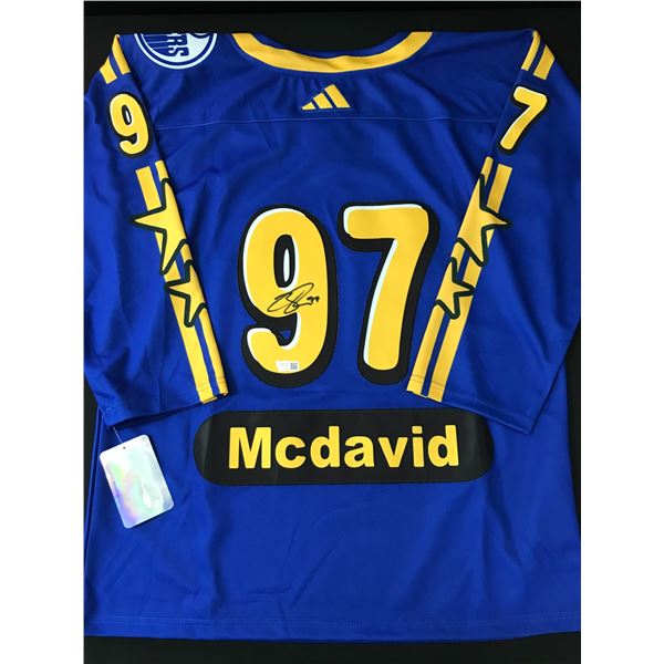 CONNOR MCDAVID SIGNED 2024 NHL ALL STAR CUSTOM GAME JERSEY - ACE COA