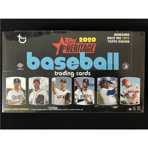 2020 TOPPS HERITAGE BASEBALL SEALED HOBBY BOX